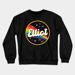 Elliot // Rainbow In Space Vintage Style Crewneck Sweatshirt